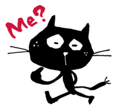 Black cat "Matton" Part3 English ver. sticker #1554491