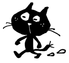 Black cat "Matton" Part3 English ver. sticker #1554492