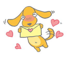 The care to dog sticker #1554889