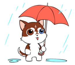 Husky Ville : Husky Family sticker #1555005