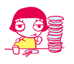 Everyday stress Tamako sticker #1555679