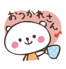 Gifu valve sticker of mini bear! sticker #1555736