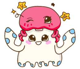Beibei & Tintin KUSO octopus squid ocean sticker #1555940
