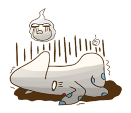 Beibei & Tintin KUSO octopus squid ocean sticker #1555943