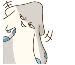 Beibei & Tintin KUSO octopus squid ocean sticker #1555945