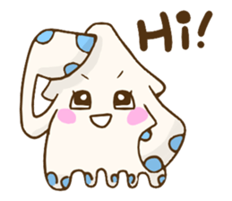 Beibei & Tintin KUSO octopus squid ocean sticker #1555947