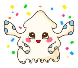 Beibei & Tintin KUSO octopus squid ocean sticker #1555952