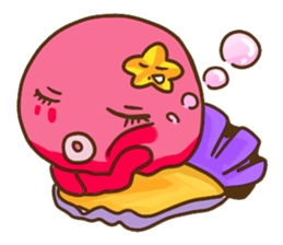 Beibei & Tintin KUSO octopus squid ocean sticker #1555957