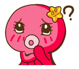 Beibei & Tintin KUSO octopus squid ocean sticker #1555958