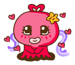 Beibei & Tintin KUSO octopus squid ocean sticker #1555959