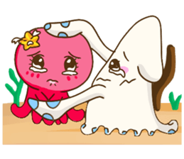 Beibei & Tintin KUSO octopus squid ocean sticker #1555968