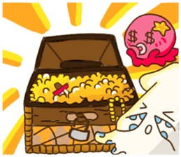 Beibei & Tintin KUSO octopus squid ocean sticker #1555969