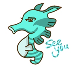 Beibei & Tintin KUSO octopus squid ocean sticker #1555975