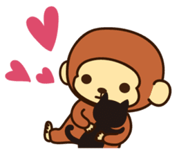 Lazy Monchey (Cantonese) sticker #1555979