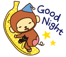 Lazy Monchey (Cantonese) sticker #1555983