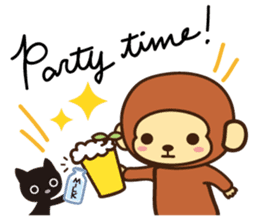 Lazy Monchey (Cantonese) sticker #1555988