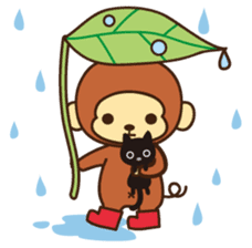 Lazy Monchey (Cantonese) sticker #1555989