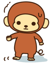 Lazy Monchey (Cantonese) sticker #1555996