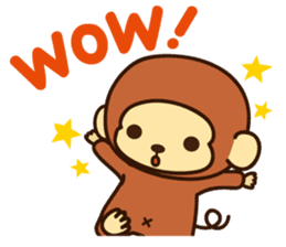 Lazy Monchey (Cantonese) sticker #1556000