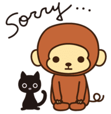 Lazy Monchey (Cantonese) sticker #1556004