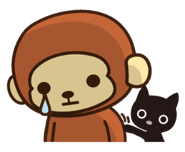 Lazy Monchey (Cantonese) sticker #1556006