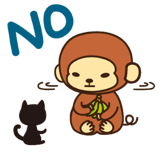 Lazy Monchey (Cantonese) sticker #1556008