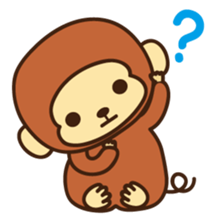 Lazy Monchey (Cantonese) sticker #1556011