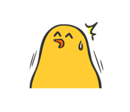 Chicken smiling sticker #1556337