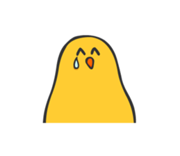 Chicken smiling sticker #1556339