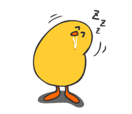 Chicken smiling sticker #1556343