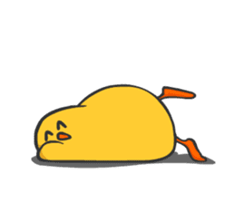 Chicken smiling sticker #1556344