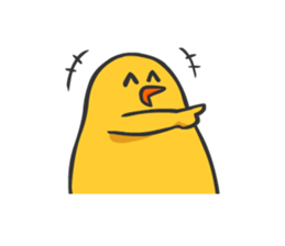 Chicken smiling sticker #1556352