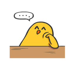 Chicken smiling sticker #1556357
