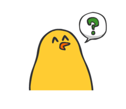 Chicken smiling sticker #1556358