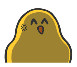 Chicken smiling sticker #1556359