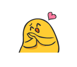 Chicken smiling sticker #1556363