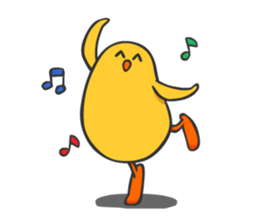 Chicken smiling sticker #1556368