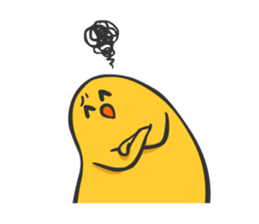 Chicken smiling sticker #1556369