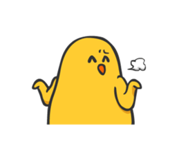 Chicken smiling sticker #1556371