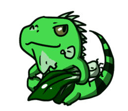 Bearded dragon and iguana sticker #1556496