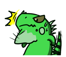 Bearded dragon and iguana sticker #1556500