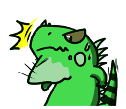 Bearded dragon and iguana sticker #1556500