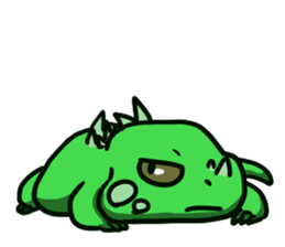 Bearded dragon and iguana sticker #1556505