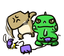 Bearded dragon and iguana sticker #1556527