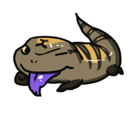 Bearded dragon and iguana sticker #1556529