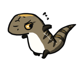 Bearded dragon and iguana sticker #1556530