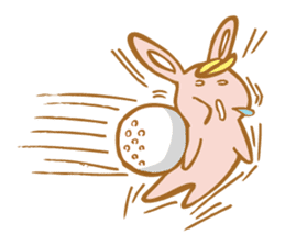 Golf Life of the rabbit sticker #1556780