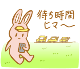 Golf Life of the rabbit sticker #1556784