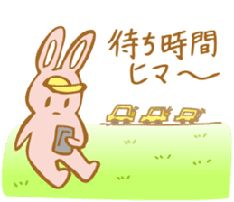 Golf Life of the rabbit sticker #1556784