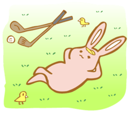 Golf Life of the rabbit sticker #1556800